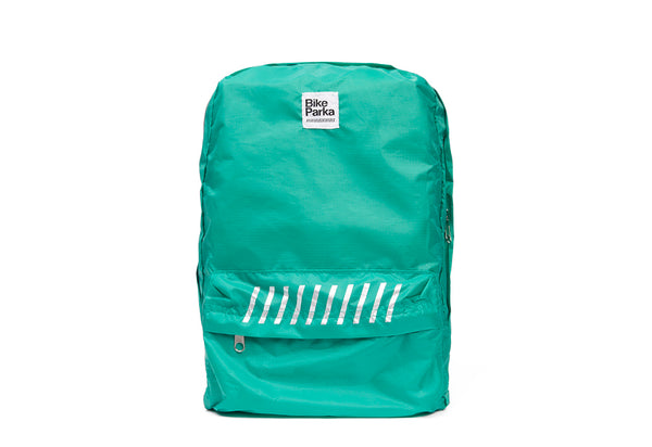 Packable Ripstop Backpack by BikeParka Available in Black and Green BikeParka