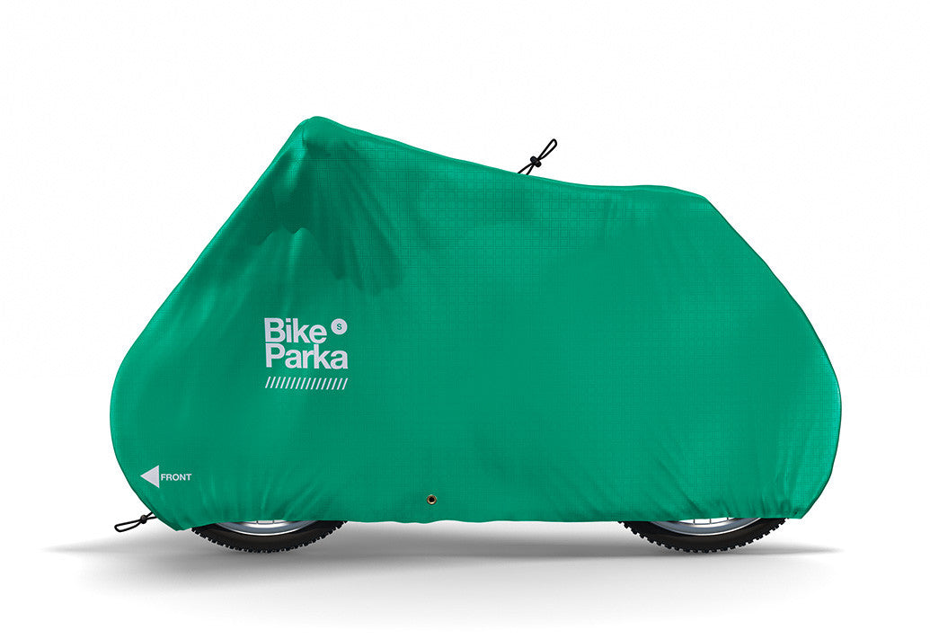 BikeParka Kids / BMX waterproof bike cover in Emerald Green